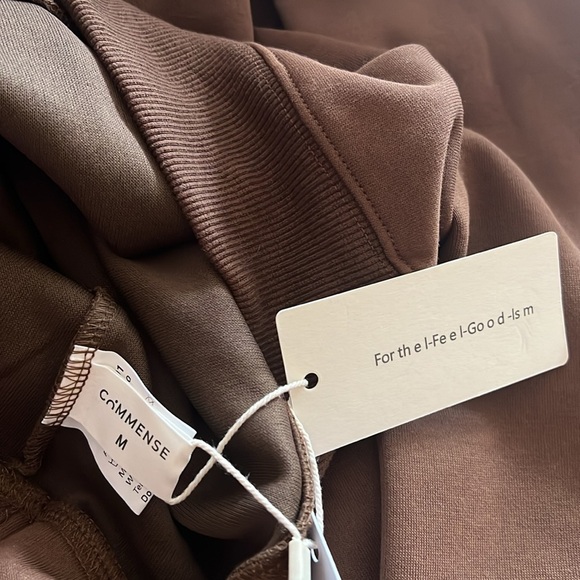 Sold eBay NWT Commense Pullover sold out online Belted Short Sweatshirt - Picture 5 of 10